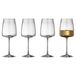 Lyngby Glas Zero Verre à vin blanc 43 cl Cristal Transparent 4 Pièces
