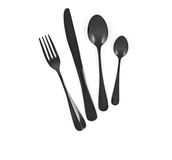 SERV.24 Excelsa Elite Black bestekset, 18/0, staal, 24-delig