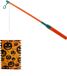 Merkloos Lampionstokje 40 cm - met pompoen lampion - oranje - H22 cm - Sint Maarten