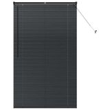 VidaXL Venetiaanse jaloezie Zwart 175 x 105 cm Aluminium