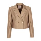 Freebird Cropped Blazer - Goud