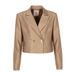 Freebird Cropped Blazer - Goud