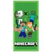 Minecraft Serviette de plage verte, séchage rapide, microfibre, 70x140 cm