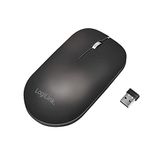 LogiLink Draadloze draadloze muis (2,4 GHz) met 1000 DPI, zwart