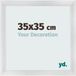 Your Decoration Cadre photo 35x35 cm MDF Argent Mat Pisa