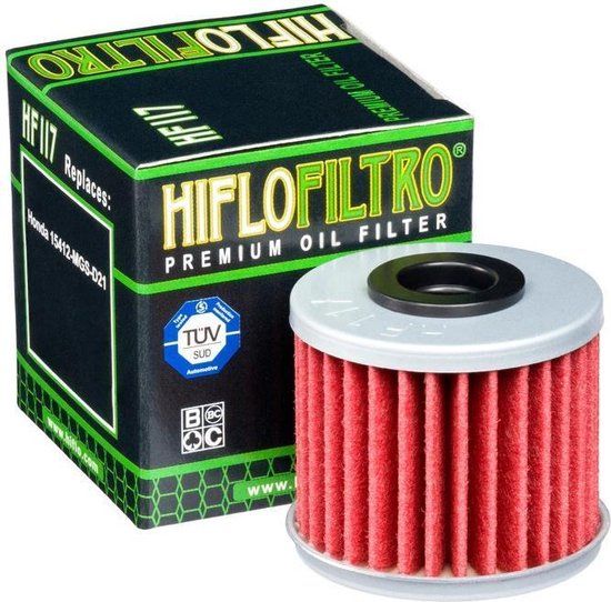 Hiflofiltro HF117 Oliefilter voor Scooter Honda 750 X-Adv 2017-2025