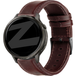 Bandz Bracelet en cuir classique pour Garmin Venu 2 Plus (marron foncé)