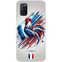 Oppo Bedrukt siliconen hoesje compatibel met Oppo A52, Oppo A72 Coq francais