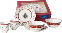 Villeroy & Boch Toy s Delight Ontbijtset voor 2 - Wit - Set 6-delig