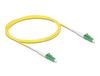 DeLOCK 83222 InfiniBand en Glasvezelkabel 2 m LC LC/APC Geel