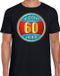 Bellatio Decorations Shoppartners Bv 60e verjaardag cadeau t-shirt hoera 60 jaar zwart voor heren - verjaardagscadeau shirt M