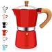 Mokapot aluminium, 150 ml - machine à expresso pour 3 tasses