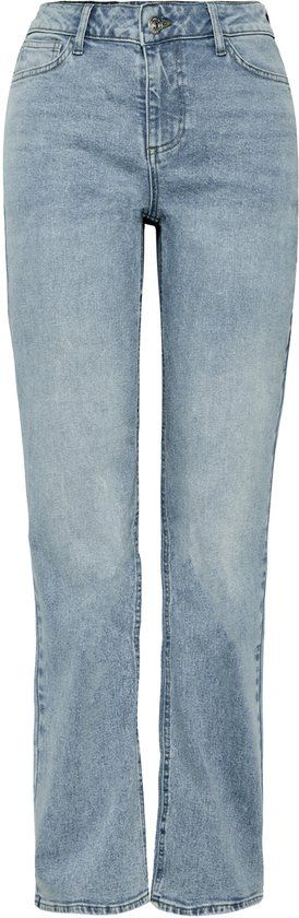 Pieces PCKELLY Straight Jeans - Light Blue Denim - Women's W25/L32