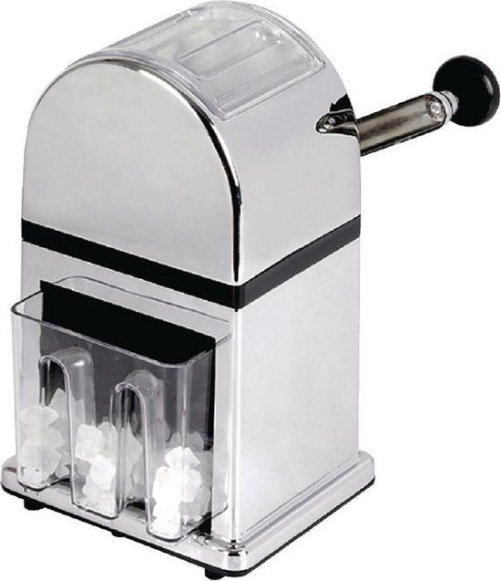 Olympia RVS ijscrusher met schep