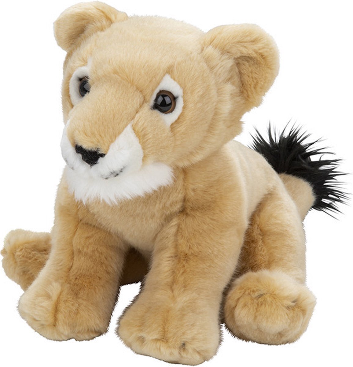 Nature Planet Pluche leeuwin knuffel van 22 cm - Dieren speelgoed knuffels cadeau - Vrouwtjes leeuwen Knuffeldieren