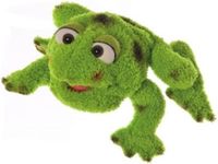 Living Puppets GMBH Living Puppets handpop 25cm Kikker Rolf groen