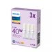 Philips Hue Philips LED Capsule G9 - 3.7W - Warm White - 3-Pack