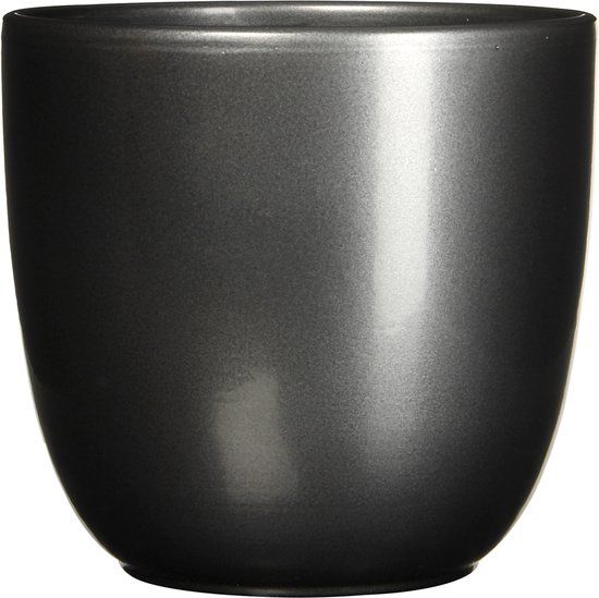 Mica Decorations Tusca Bloempot - H28,5 x Ø31 cm - Antraciet