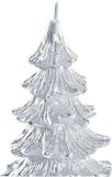DKD Home Decor Kaars Boomstructuur Kerstmis Champagne 3 Stuks