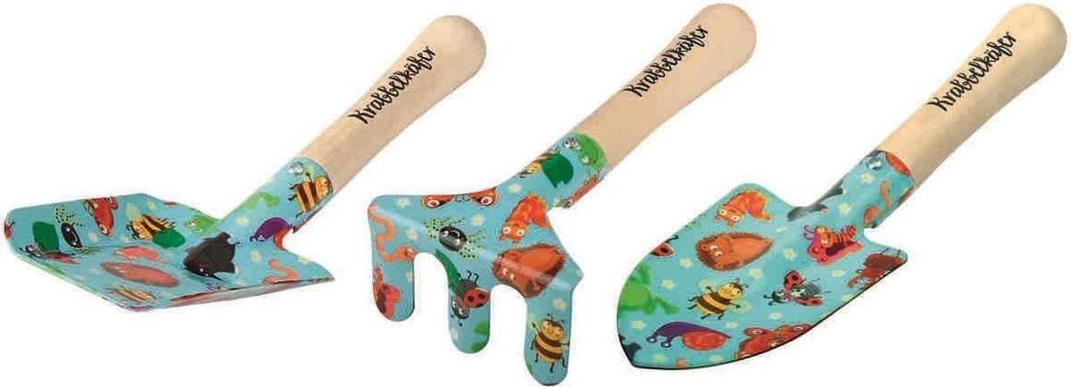 Moses Tuingereedschap Junior Metaal Blauw 3-delig - 2022