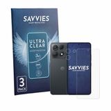 Savvies Screenprotector voor Motorola Edge 70 Max (Voor+Camera) - Folie Beschermfolie transparant 6 Stuks
