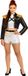 FIESTAS Guirca KPop Demon Hunters Rumi Cosplay Kostuum Zwart/Goud/Wit L (42-44)