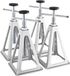 Set de 4 cales stabilisatrices pour camping-cars, cales de mise à niveau en aluminium pour caravanes et camping-cars, fixation réglable pour boulons lâches jusqu'à 6000 lbs (environ 2722 kg), extensible de 11" à 17" (environ 28 cm à 43 cm)