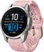 By Qubix - Flower siliconen bandje - Roze - 20mm Quickfit - Geschikt voor Garmin Fenix 7s/6s/5s / Instinct 2s / Epix Pro Gen 2 (42mm)