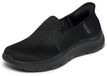 Skechers dames Go Walk Flex Relish sneakers, zwart, textiel/accenten, maat 39 EU, brede pasvorm