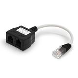 RJ45-stekker / F/F 100BT met Cat5e-kabel, niet afgeschermd