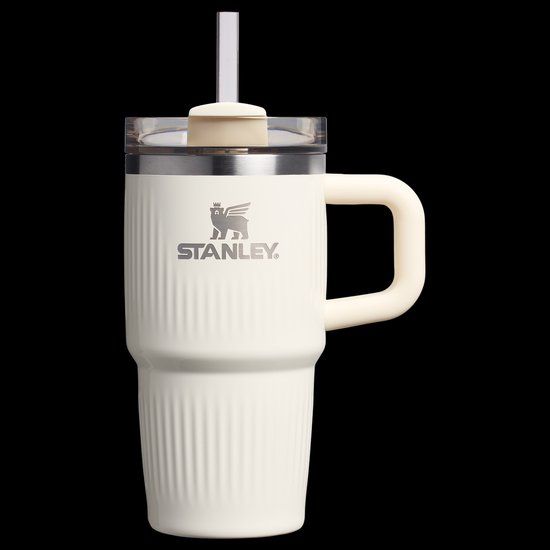 Stanley Quencher® H2.0 Fluted Tumbler | 0.59L - Cream Gloss