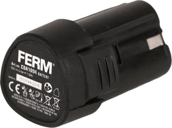 FERM Li-Ion Accu – 1.5Ah – 12V – voor CTM1016/OTM1006/JSM1026