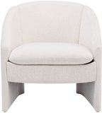 Vente-unique Fauteuil in beige gestructureerde stof TAROLO