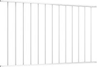 vidaXL Schuttingpaneel Woerden gepoedercoat staal 163x117 cm wit