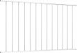 vidaXL Schuttingpaneel Woerden gepoedercoat staal 163x117 cm wit