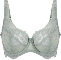 Hunkemöller Dames Lingerie Niet-voorgevormde beugel bh Daisy - Groen - maat B70