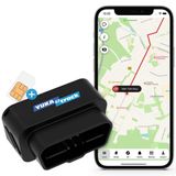 Traceur GPS voiture - Traceur Obd2 - Sans abonnement - Localisation en direct Europe - Enregistrement des trajets