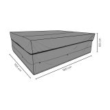 Brafab Meubelhoes Brafab eethoek Zwart 185x155 cm