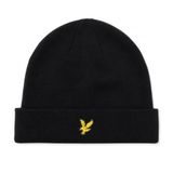 Lyle & Scott Basic Beanie Hat Jet Black