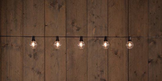 Anna's Collection Partylights 10 LED 5 meter 4cm transparant
