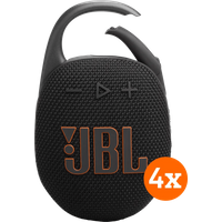 JBL Clip 5 - 4-pack - Zwart