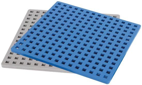 Plus-Plus Basic Bouwplaat blauw/grijs 2 delige bouwset