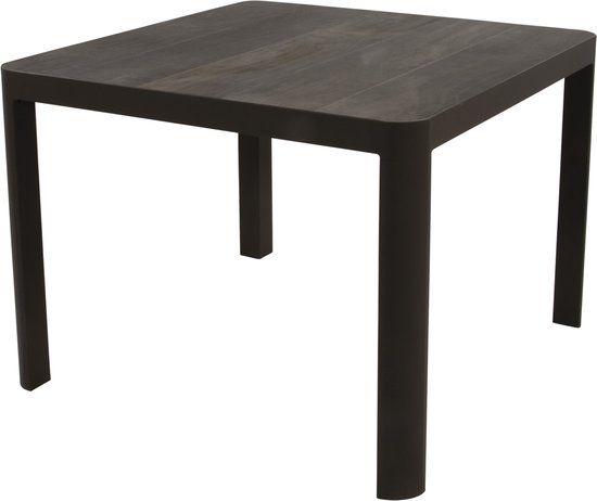 Lesli Living Tafel Castilla 100x100cm Antraciet