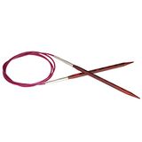KnitPro Cubics: Knitting Pins: Circular: Vast: 80cm x 7.00mm, Bruin, 80cm x 7mm