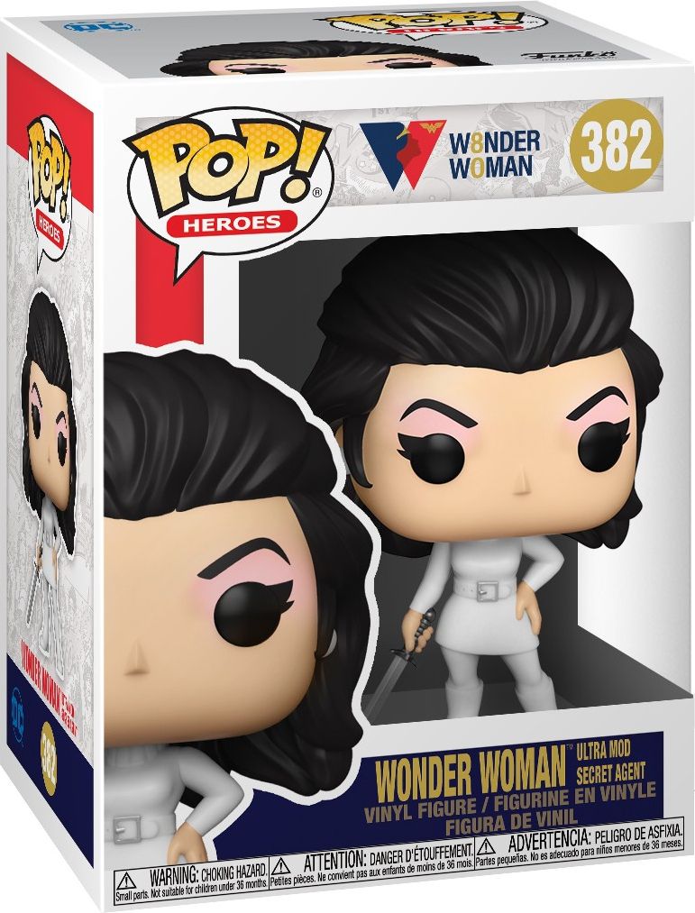 Funko DC Wonder Woman 80th Anniversary Pop Vinyl - Ultra Mod Secret Agent Wonder Woman