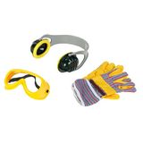 Theo Klein 8535 Bosch 3-delige set met accessoires I Werkhandschoenen, veiligheidsbril, oorbeschermers in Bosch-design I Speelgoed voor kinderen vanaf 3 jaar