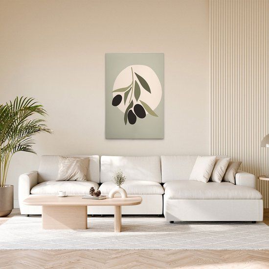 A.S. Création Canvas Olive 1 | DD132540 | Groen | 40 x 60 cm