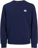 Jack & Jones - Heren Sweaters Furore Backprint Sweat Crew Neck - Blauw - Maat L
