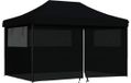 vidaXL Tente de réception, 292 x 440 x 315 cm, Noir, Tissu Oxford
