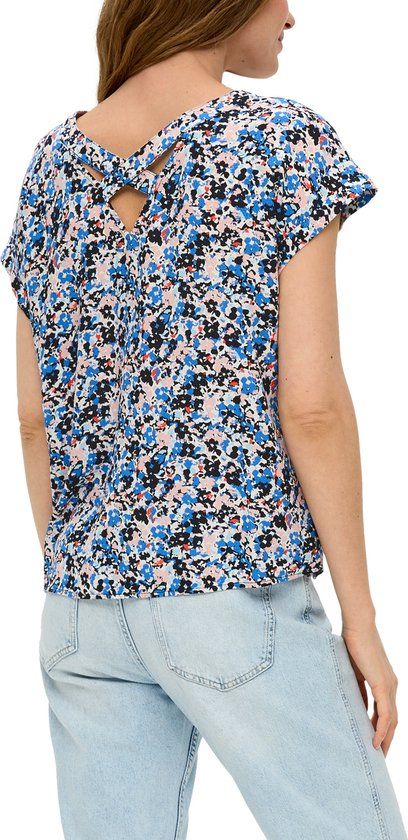 s.Oliver Women - Top - 59A4 navy AOP - Maat 36